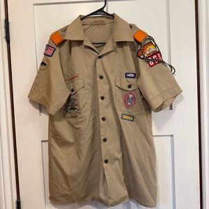 Boy Scouts of America Short Sleeve Shirt with Patches
